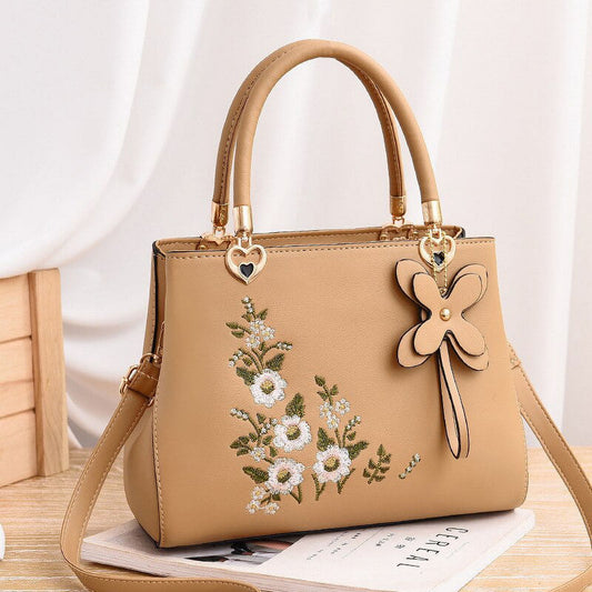 CoCopeaunts new Embroidered Messenger Bags Women Leather Handbags Hand Bags for Women Sac a Main Ladies Hand Bag Female bag sac femme