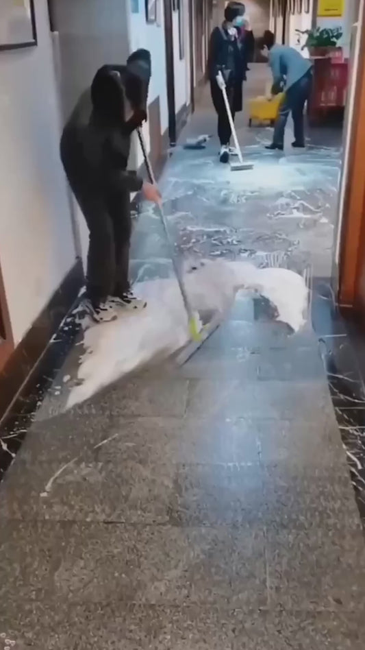 Magic Broom Sweeper, 2 in 1 Floor Cleaner Brush Multifunction Magic Broom,Silicone Floor Squeegee with Long Handle