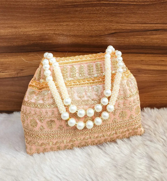 Fabric Embroidered Ladies Designer Handbag